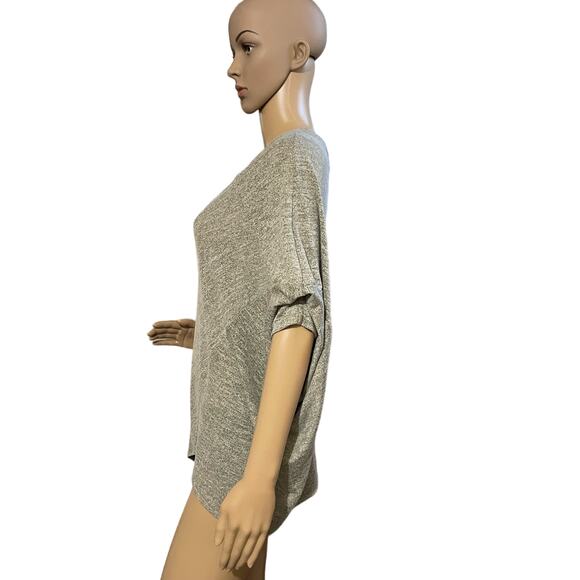 Cupshe Poncho Batwing Sleeve Sweater S Marled Knit Lightweight Asymmetrical Hem‎ - Picture 4 of 12